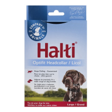 COA Недоуздок для собак "HALTI Optifit Headcollar", черный, 48-64см, L (Великобритания)