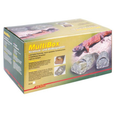 LUCKY REPTILE Укрытие для рептилий "MultiBox", имитация камень, 45x25x23см (Германия)!