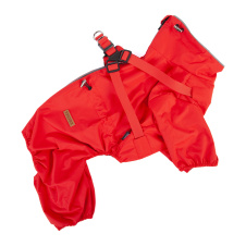 VPETBR Комбинезон для собак со шлейкой, красный, 2XL