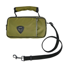 PUPPIA Сумка с ремешком-поводком для собак "Ashton", хаки, 19х10х6.5см/130х2см (Южная Корея)!