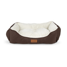SCRUFFS Лежанка для животных с бортиками "Wilton", коричневая, 90х70х18см (Великобритания)