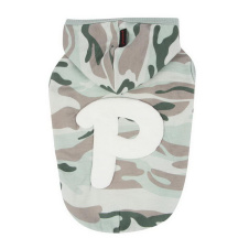 PUPPIA Футболка с капюшоном для собак "Veteran", синий камуфляж, XL (Южная Корея)!
