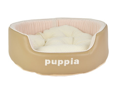 PUPPIA Лежак для собак круглый "Antique", бежевый, 52х17см (Южная Корея)!