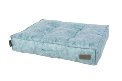 SCRUFFS Матрас для собак "Knightsbridge", экокожа, бирюзовый , 80x60x15см (Великобритания)