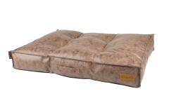 SCRUFFS Матрас для собак "Knightsbridge", экокожа, шоколад, 100х70х15см (Великобритания)