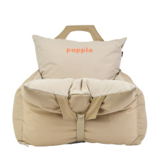 PUPPIA Автокресло для собак "Car Seat", бежевое, 48х46х43см, M (Южная Корея)