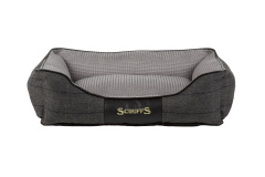 SCRUFFS Лежак для животных с бортиками "Windsor", серый, 50х40х14см (Великобритания)!