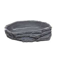 LUCKY REPTILE Кормушка-поилка для рептилий "Granite", 11x8x2.5см (Германия)