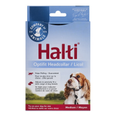 COA Недоуздок для собак "HALTI Optifit Headcollar", черный, 42-54см, M (Великобритания)