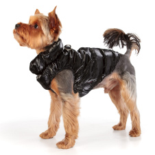 PUPPIA Жилет для собак, сверхлегкий "Glossy Vest Jumper", чёрный, S (Южная Корея)