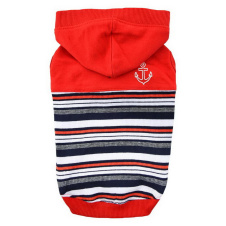 PUPPIA Толстовка для собак с капюшоном "Oceane", красная, L (Южная Корея)!