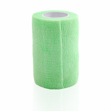SMI FLEX-BANDAGE Бинт самофиксирующийся зеленый 1шт 7,5см*4,5м