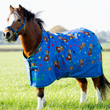 SHIRES Попона прогулочная для пони "TikaBoo", 600D, 100g, 95 см, крутой пони (Великобритания)
