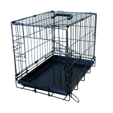 DUVO+ Клетка для собак однодверная "Pet Kennel MINI", чёрная, 47х30х37см (Бельгия)!