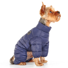 PUPPIA Комбинезон для собак, сверхлегкий "Jumpesuit А", синий, S (Южная Корея)