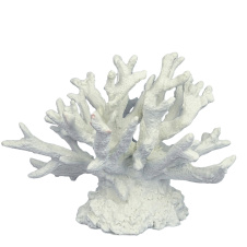 AQUA DELLA Декорация для аквариума "Коралл Pillar", белый,15x11.5x12см (Бельгия)!
