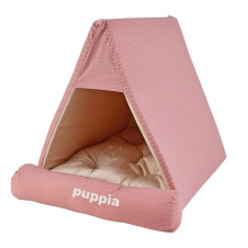 PUPPIA Домик для животных "Wave Check", розовый, 50х45х38см (Южная Корея)!