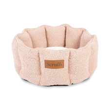 SCRUFFS Лежанка для животных с бортиками "Boucle", розовая, 45см (Великобритания)