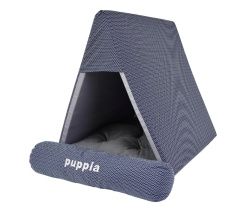 PUPPIA Домик для животных "Wave Check", синий, 50х45х38см (Южная Корея)!
