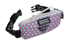 DOOG Сумка на пояс "Luna Mini", розовая с каплями, 15х7.5х3см (Австралия)