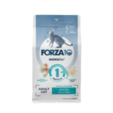 FORZA10 MONODIET Adult Корм сух.рыба д/кошек,склонных к аллергии 1,5кг