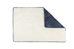 SCRUFFS Одеяло для животных "Kensington", экозамша, синее, 110х72.5см (Великобритания)