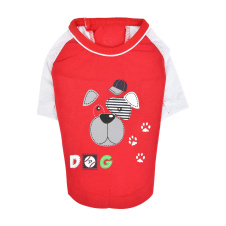 PUPPIA Футболка для собак "Sniffer", красная, L, 34х43х30см (Южная Корея)!