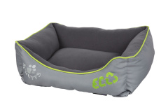 SCRUFFS Лежак для животных с бортиками "Eco", серый, 50х40x12см (Великобритания)
