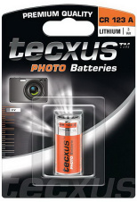 Tecxus Батарейка литиевая, цилиндрическая CR123 17х34.5мм
